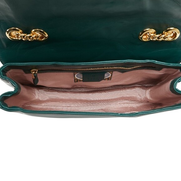 GUCCI Green Leather Shoulder Bag - Picture 7 of 16
